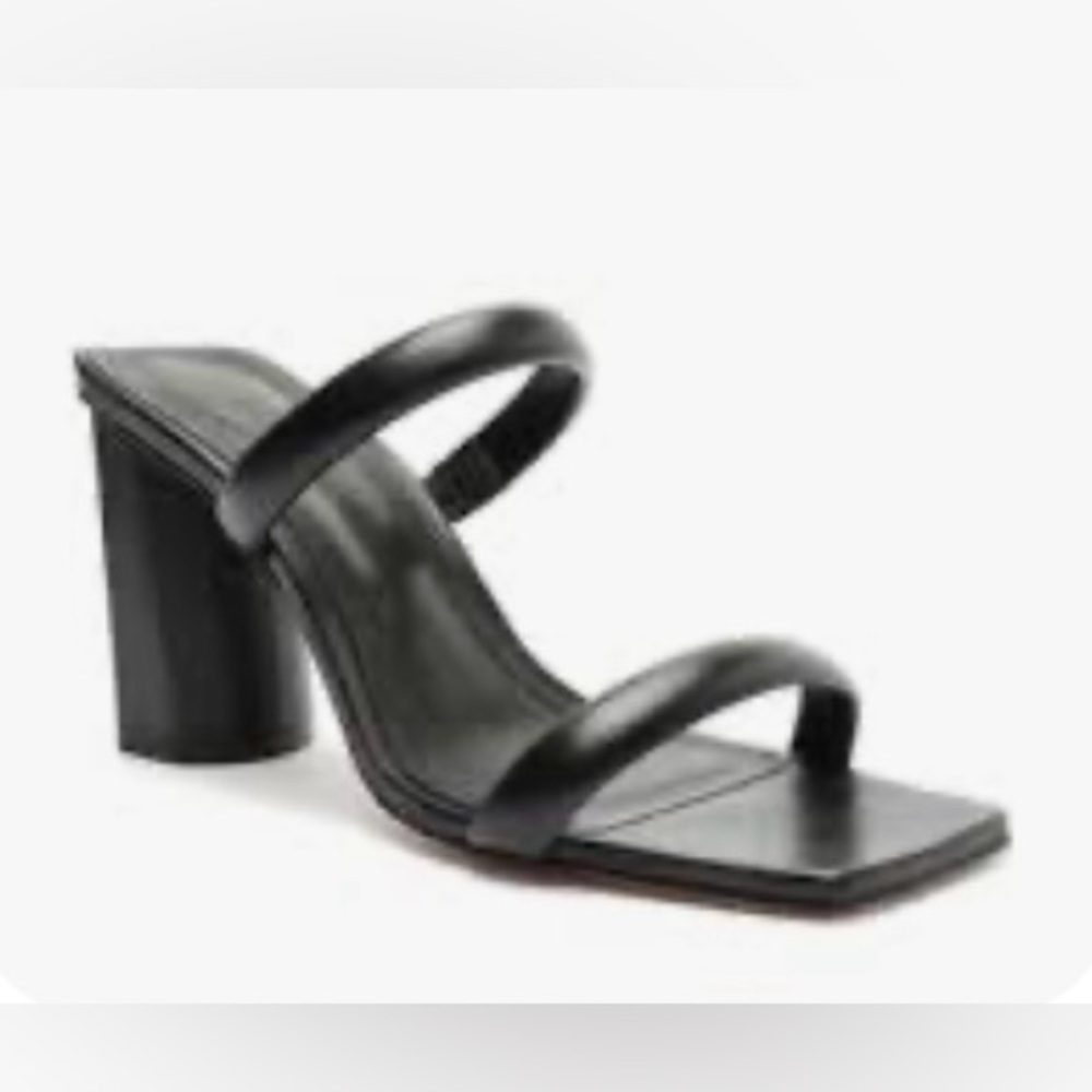 SCHUTZ Women's Ully Block Heel Sandals Black Size US 8B